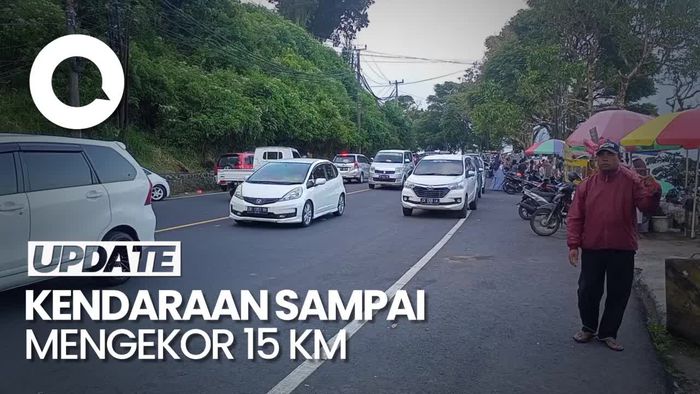 Kawasan Wisata Bedugul Bali Diserbu Wisatawan, Lalin Macet