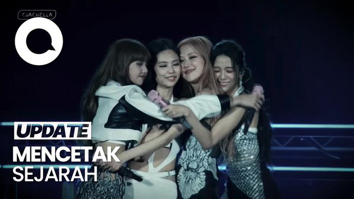 BLACKPINK Tutup Penampilan di Coachella dengan Pelukan