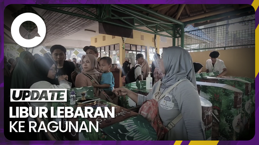 Ragunan Mulai Diserbu Pengunjung di Hari Kedua Lebaran