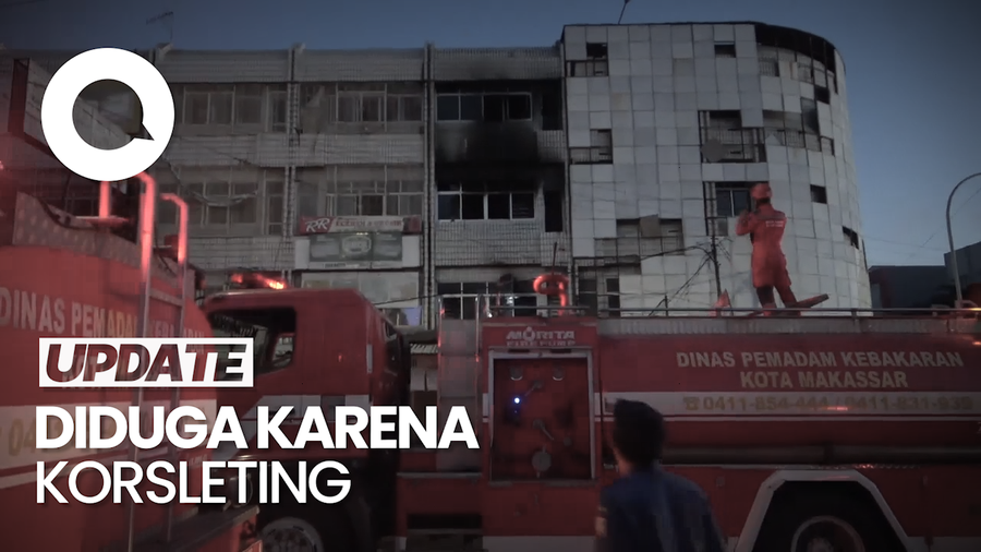 Ruko di Pasar Sentral Makassar Terbakar, Tak Ada Korban Jiwa