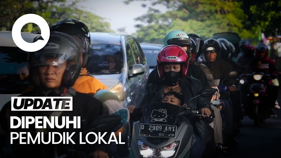 Suasana Jalur Nagreg yang Kembali Padat