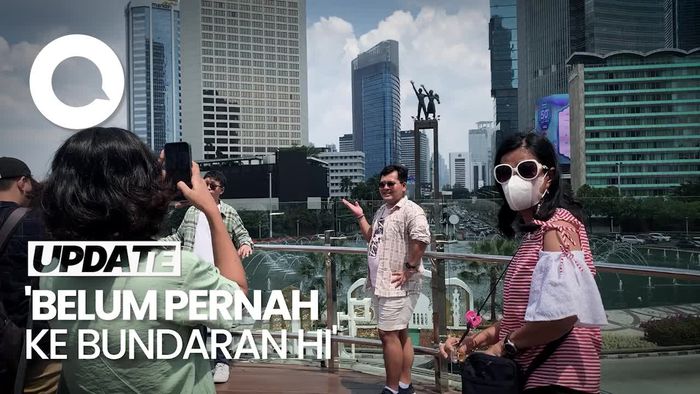 Asyiknya Ngisi Libur Lebaran di Skydeck Bundaran HI