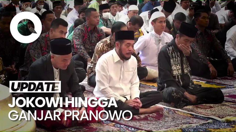Khidmat Para Pejabat Salat Id di Masjid Raya Sheikh Zayed-Istiqlal