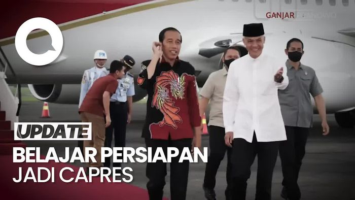 Ganjar Kursus Singkat dengan Jokowi soal Urusan Nyapres di Pesawat