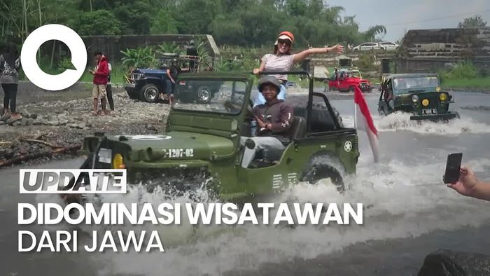 Jip Wisata Merapi Diserbu 9 Ribu Wisatawan