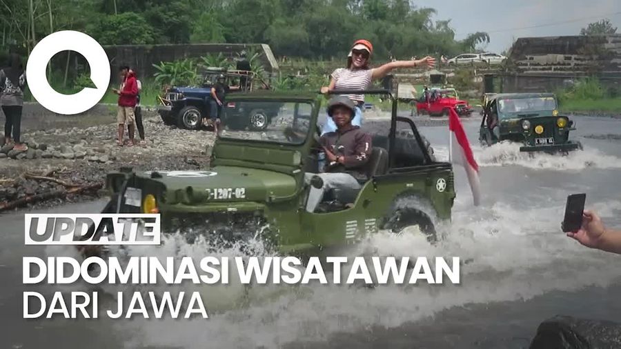 Jip Wisata Merapi Diserbu 9 Ribu Wisatawan