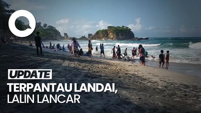 Kondisi Kawasan Pantai Klayar Pacitan H+2 Lebaran