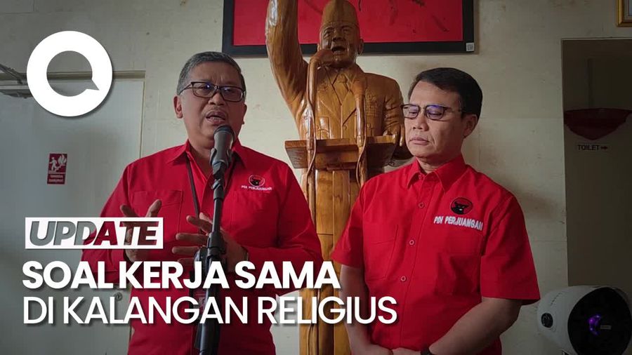 Hasto Bicara Kedekatan PDIP dengan Tokoh-tokoh PPP