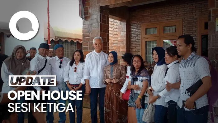 Warga Serbu Open House Ganjar di Tawangmangu