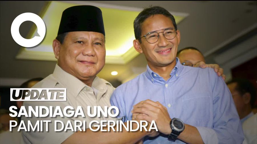 Permintaan Maaf dan Surat dari Sandiaga untuk Prabowo