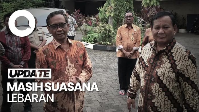 Prabowo Silaturahmi ke Mahfud: Minta Beliau Kasih Tausiyah di Hambalang