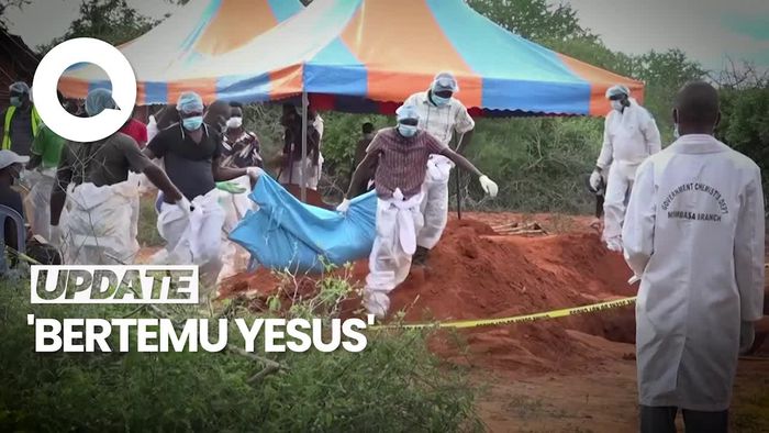 73 Mayat Korban Mati Kelaparan Sekte Sesat di Kenya Ditemukan
