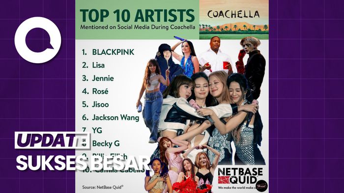  BLACKPINK Paling Banyak Dibicarakan di Coachella 2023!