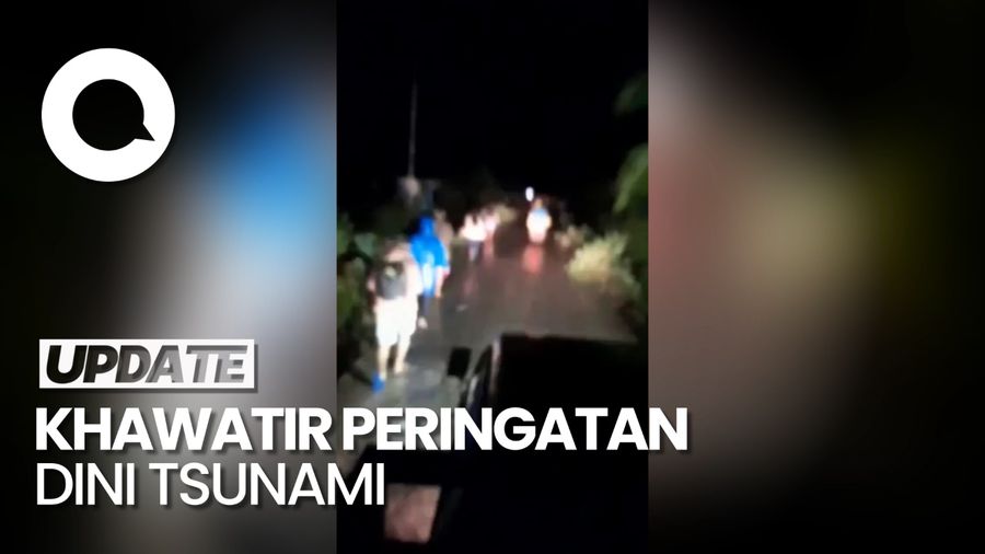 Kepanikan Warga Akibat Gempa Mentawai M 6,9 Picu Peringatan Tsunami