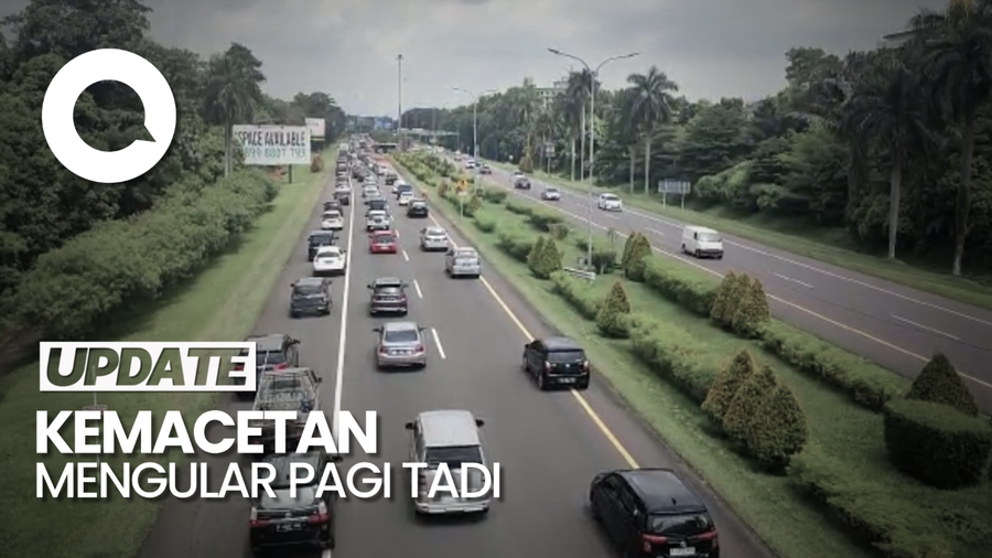 Lalin di Exit Tol Ciawi Kini Kembali Normal