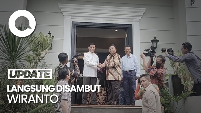 Prabowo Berkunjung ke Rumah Wiranto, Bahas Apa?