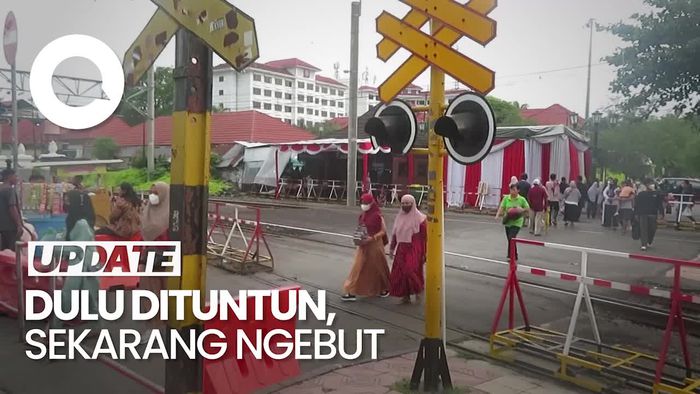 Pemotor Bandel, Pintu Perlintasan KA Malioboro Akhirnya Ditutup