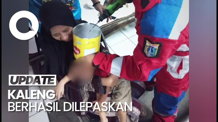 Kepala Tersangkut Kaleng Biskuit, Bocah di Jakpus Ditolong Damkar
