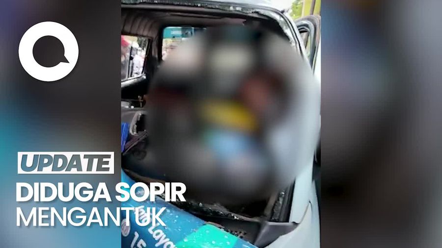 Angkot Jaklingko Tabrak Pohon, 1 Korban Terjepit