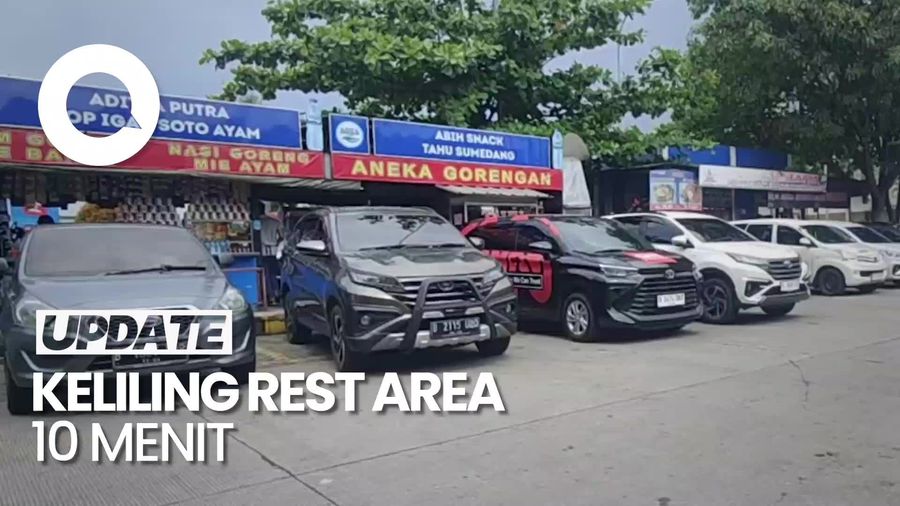 Rest Area KM 62 Tol Japek Ramai, Pemudik Ngaku Susah Dapat Parkir