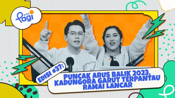 Puncak Arus Balik 2023, Kadungora Garut Terpantau Ramai Lancar