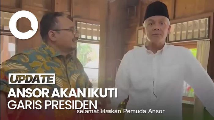 Muncul Ganjar di Video Seruan Harlah GP Ansor, Kode Dukung Nyapres?