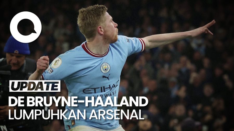 Koneksi De Bruyne-Haaland Bikin Meriam London Mejan