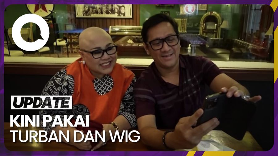Penampilan Baru Nunung yang Kini Botak Gegara Kemoterapi Kanker