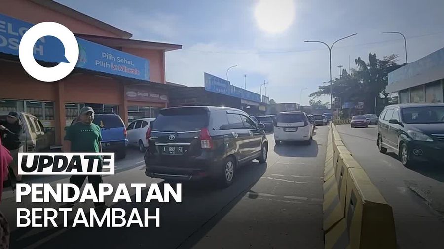 Pedagang Senang Rest Area KM 62 Tol Japek Banyak Disinggahi Pemudik