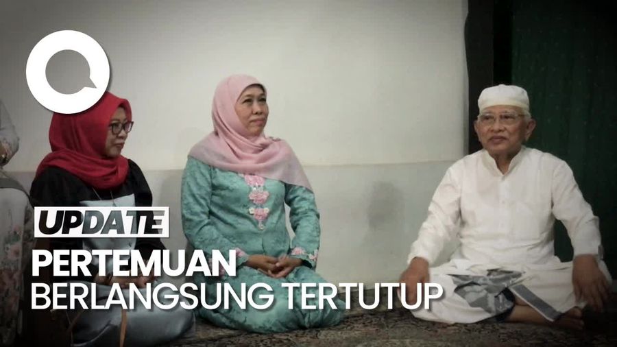 Khofifah Temui Gus Mus, Ada Ketum PBNU Gus Yahya, Bahas Apa?