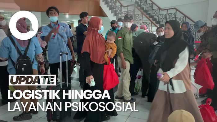 Kemensos Beri Layanan Kebutuhan WNI dari Sudan di Asrama Haji 