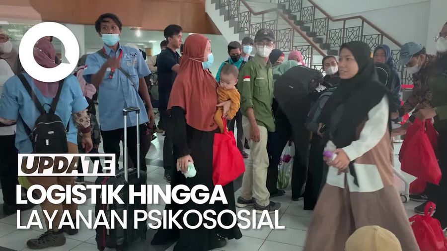 Kemensos Beri Layanan Kebutuhan WNI dari Sudan di Asrama Haji 