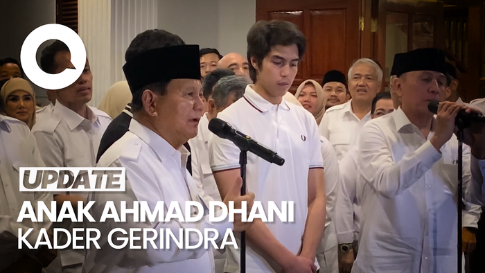 Momen Prabowo Perkenalkan Al Ghazali dan El Rumi Sebagai Kader Gerindra