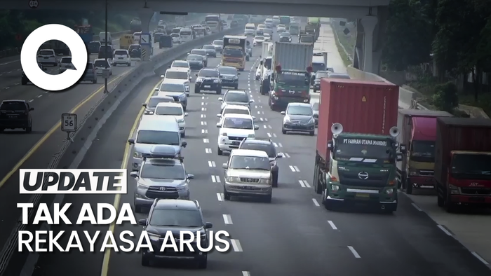 Tol Cikampek Lancar, Kendaraan Bersumbu Mulai Terlihat Melintas