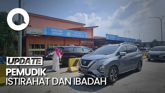 Lalin Cikampek Lancar, Rest Area KM 62 Tetap Ramai Pemudik