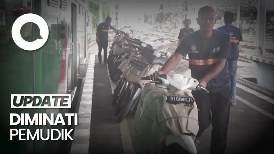 Peminat Program KA Motis Tinggi, Angkut 50-an Motor Sehari