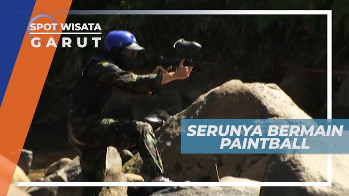 Serunya Beradu Strategi Bermain Paintball di Lokasi yang Tak Biasa, Garut