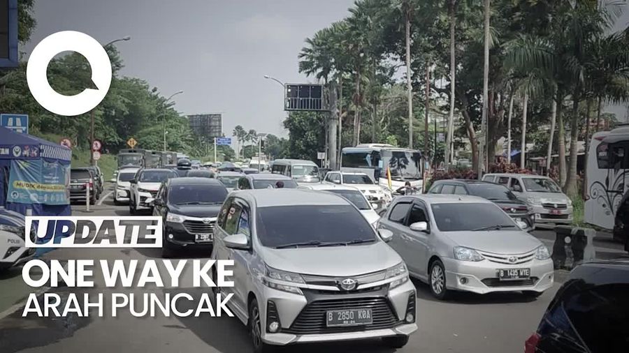 Jalur Puncak Bogor Pagi Ini Macet, One Way Diterapkan!