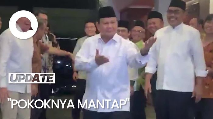 Jogetan Prabowo di Depan Cak Imin saat Disinggung soal Cawapres
