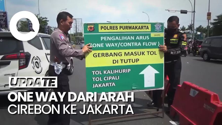 Persiapan One Way, Polisi Tutup-Sisir Jalur Tol Cipali