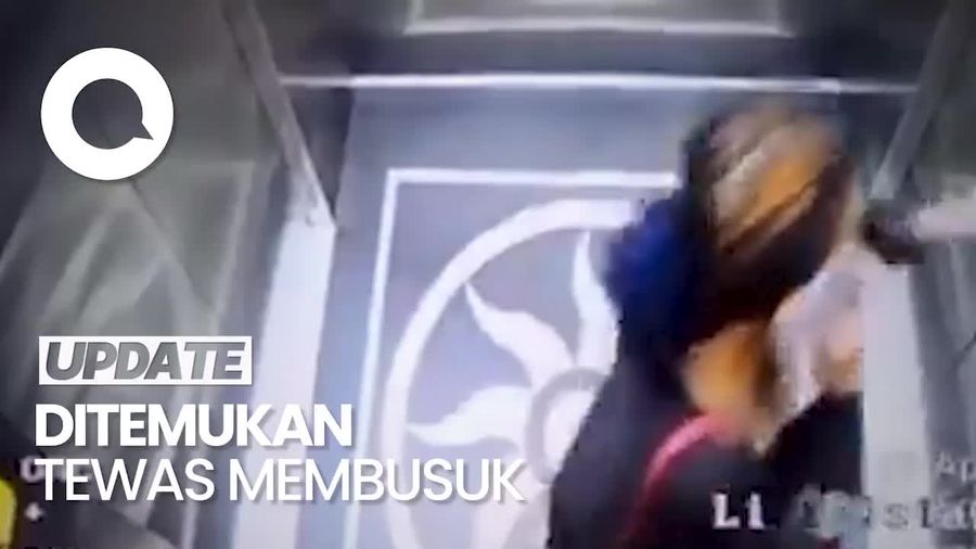 Detik-detik Wanita Jatuh dari Lift di Bandara Kualanamu