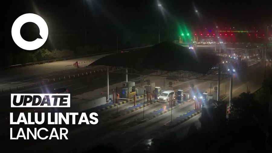 Pantauan Arus Balik di Tol Cikampek Arah Jakarta Malam Ini lancar