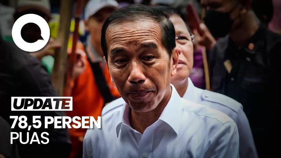 Survei Indikator: Mayoritas Masyarakat Puas dengan Kinerja Jokowi