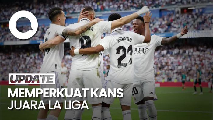 Real Madrid Hajar Almeria 4-2, Benzema Hat-trick