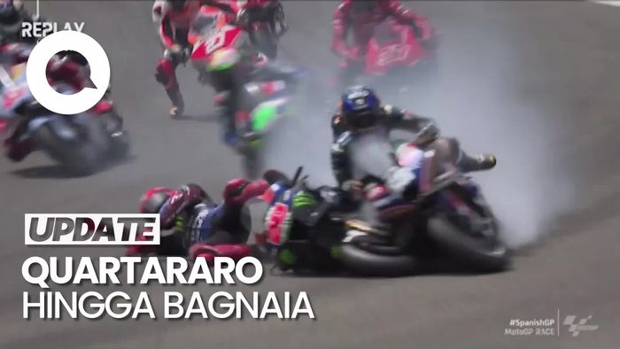 Drama Saling Senggol di MotoGP Spanyol