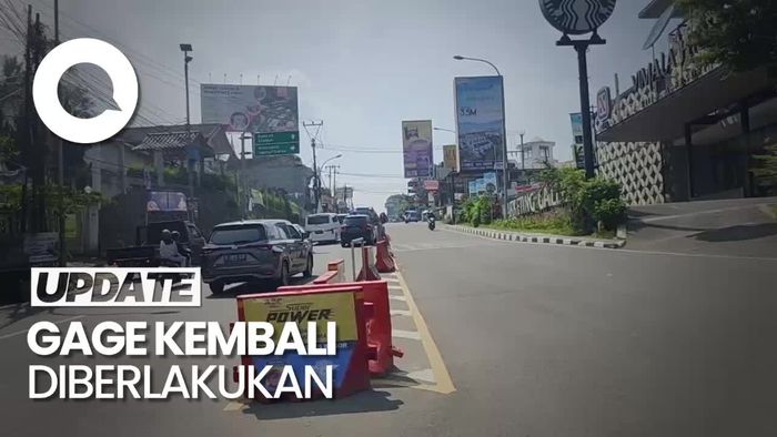One Way Arah Puncak Selesai, Lalin Kedua Arah Lancar