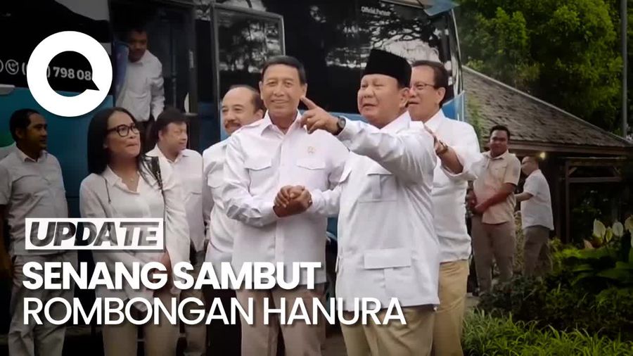 Prabowo Terima Rombongan Eks Hanura, Ajak Wiranto Gabung Gerindra