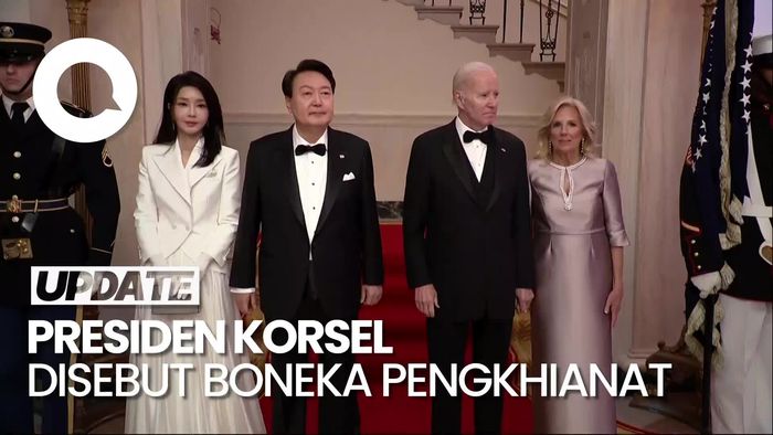 Stasiun TV Korut Kecam Kunjungan Kenegaraan Presiden Korsel ke AS