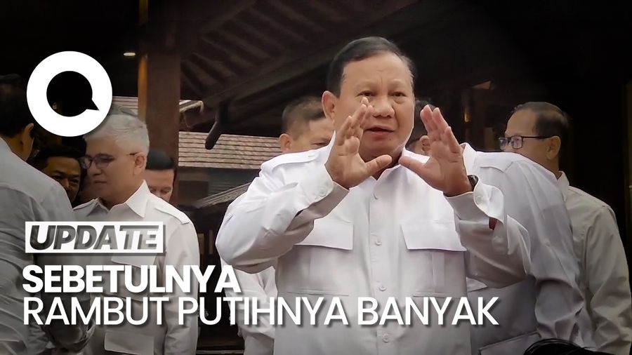 Kelakar Prabowo Saat Sambut Wiranto: Ada Rambut Putihnya Nggak?
