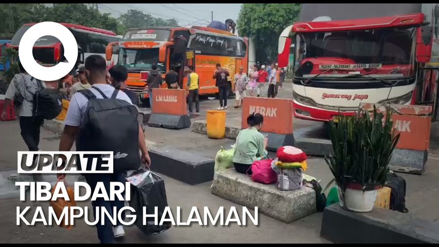 Terminal Kampung Rambutan Hari Ini Ramai Pemudik Arus Balik